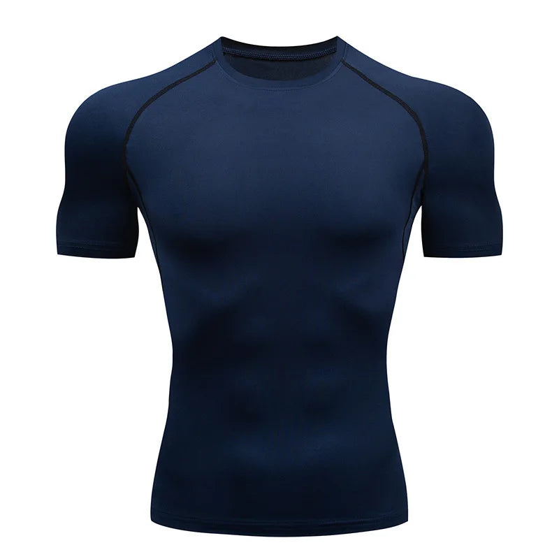 Womens Compression Running Shirt Quick Dry Elastane Fitness Top