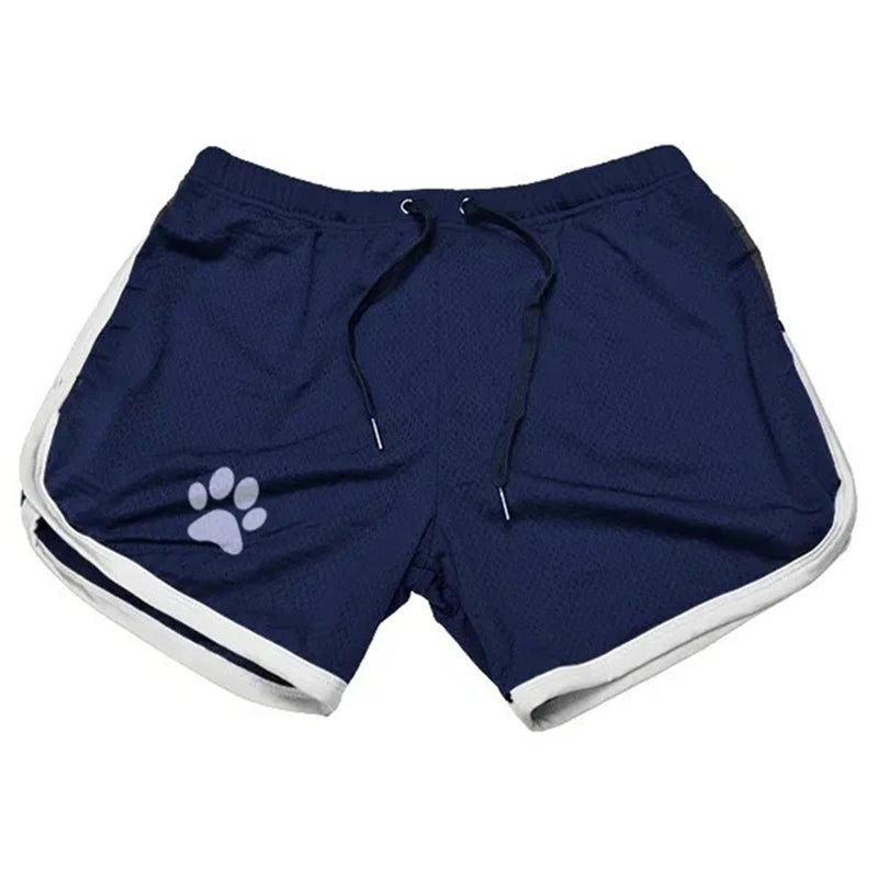 Unisex Breathable Mesh Gym Shorts Polyester For Running And Workout