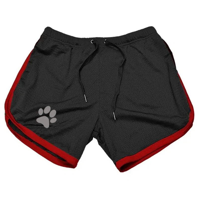 Unisex Breathable Mesh Gym Shorts Polyester For Running And Workout