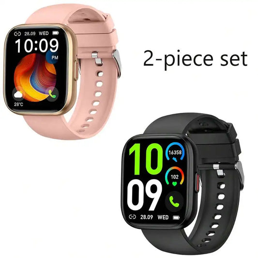 Csasan Smart Watch For Men Women Bluetooth Call, 1.85" HD Touch Screen Fitness Watch With Sleep Heart Rate Monitor, 112+ Sports