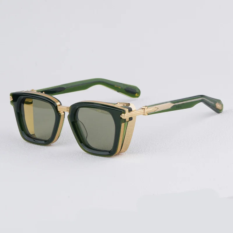 JMM Retro Thick Frame Square 10th Anniversary Limited Sunglasses Designer Tortoiseshell UV400 Vintage High Quality Sunglasses
