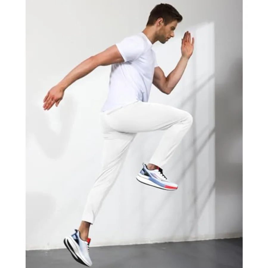 Womens Jogger Sweatpants With Zipper Pockets For Workout Gym