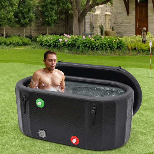 Ice Bath Tub for Athletes,97.74 Gal  Multiple Layered Portable Outdoor Cold Plunge Tub, Cold Plunge for Family,Gyms,Indoor