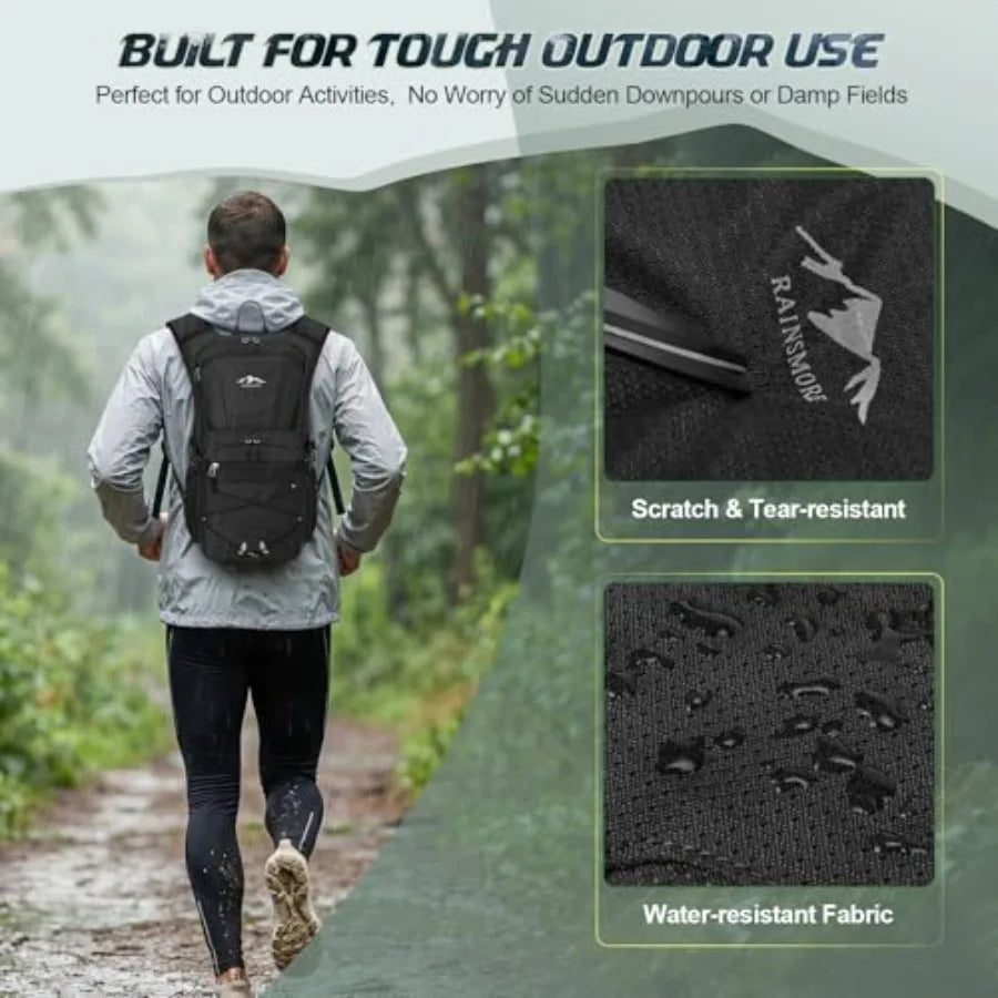 Hydration Backpack with 2L Water Bladder, 15L Lightweight Hiking Backpack for Women and Men Small Insulated Hydration Water Pac