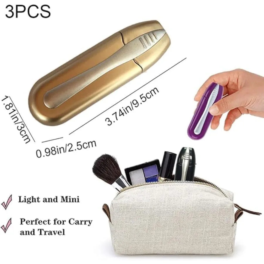 3Pcs Eyeglass Cleaning, Portable Glasses Cleanert, Lens Cleaner with Microfiber Tech Portable Glasses Cleaner Tool, Easily to C