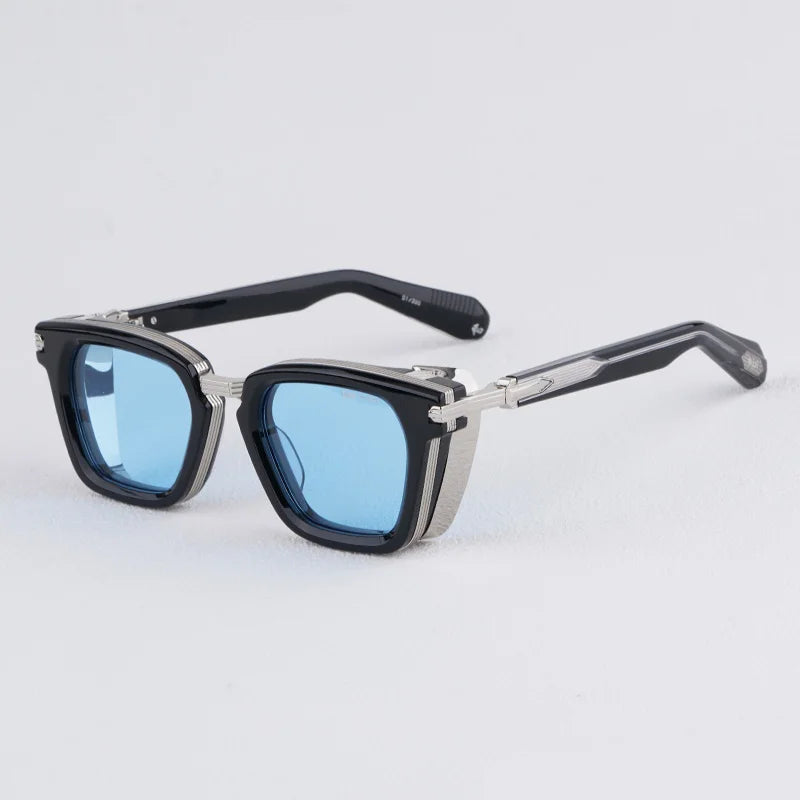 JMM Retro Thick Frame Square 10th Anniversary Limited Sunglasses Designer Tortoiseshell UV400 Vintage High Quality Sunglasses