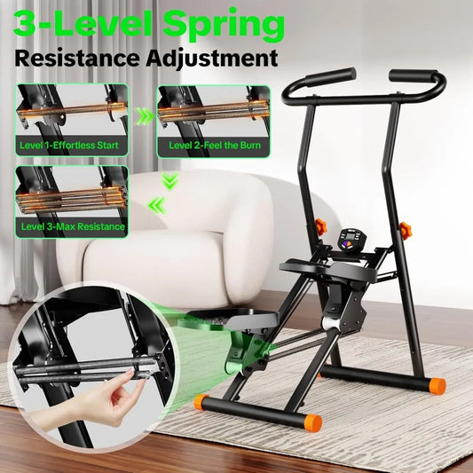 keep sexy Stair Stepper for Home Gym, 350 lbs Capacity Cardio Machine with Adjustable Height