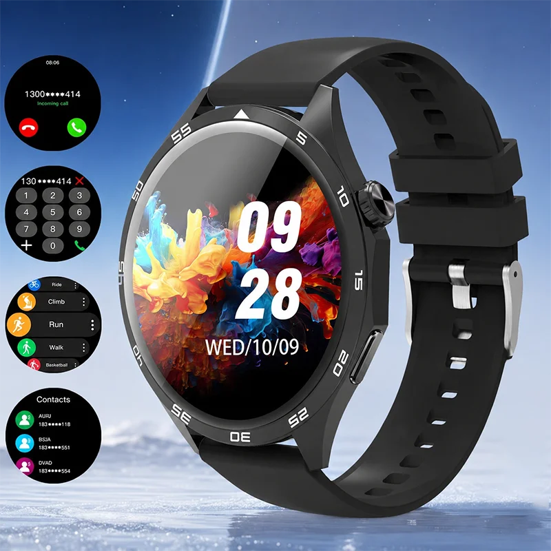 2026 New Smart Watch Men 1.52" HD IPS Screen Bluetooth Call Fitness Tracker Heart Rate Monitor Sports Smartwatch Gift