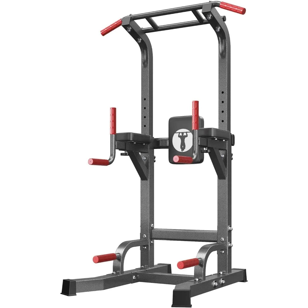 SogesHome Adjustable Pull Up Bar & Dip Station, Heavy Duty 330LB Capacity Multifunctional Home Gym Fitness