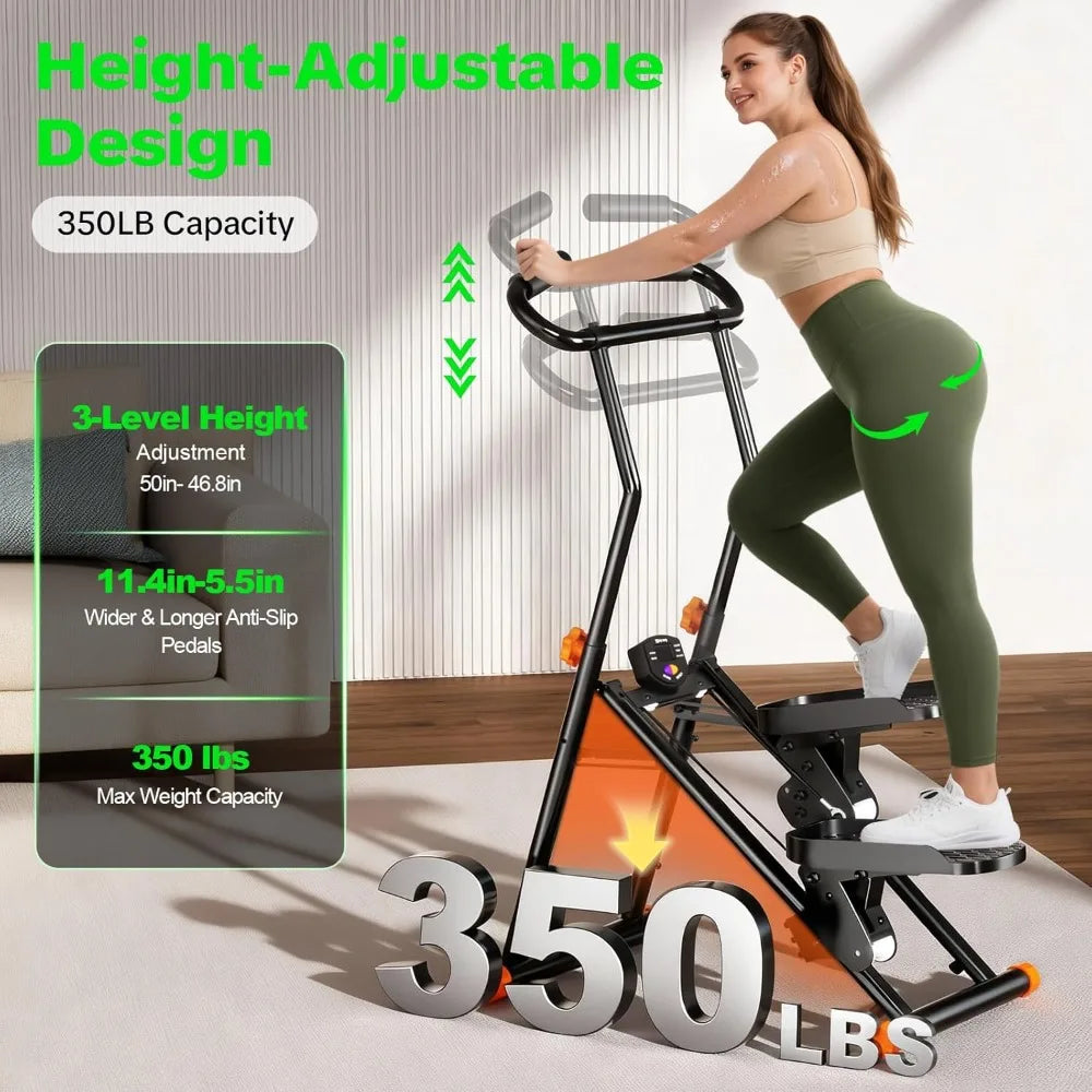 keep sexy Stair Stepper for Home Gym, 350 lbs Capacity Cardio Machine with Adjustable Height