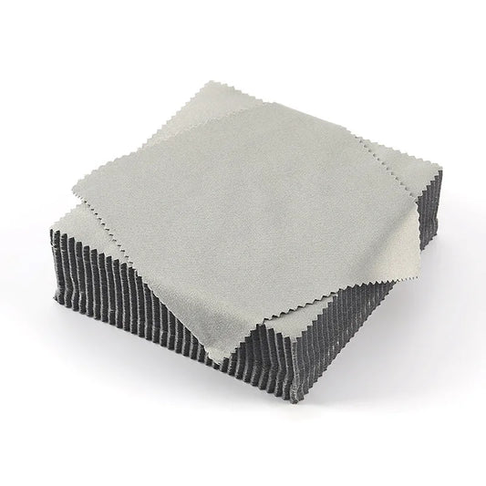 10/20/30PCS 5.12*5.12inch Eyeglasses Cleaning Cloth Needle Three Gray Brushed Eyeglasses Cloths Lens Wipes Fiber Goggle Cloths glasses accessories eyeglass cleaner phone cleaner cleaning cloth