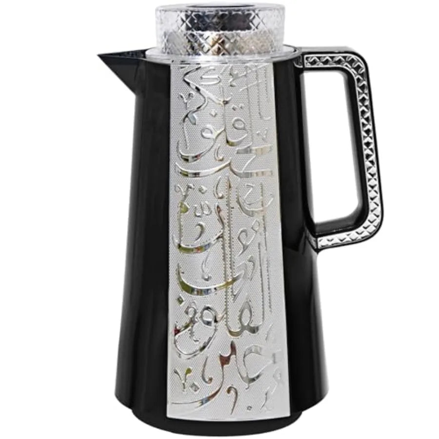 Arabic and Turkish Style Insulated Coffee Carafe33 oz Vacuum Thermal Bottle Flask Teapot Keeping Hot/Cold Tea Water and Coffee