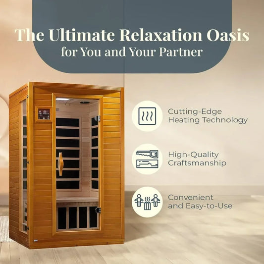 Andora Far Infrared Sauna Canadian Hemlock Wood Low EMF
