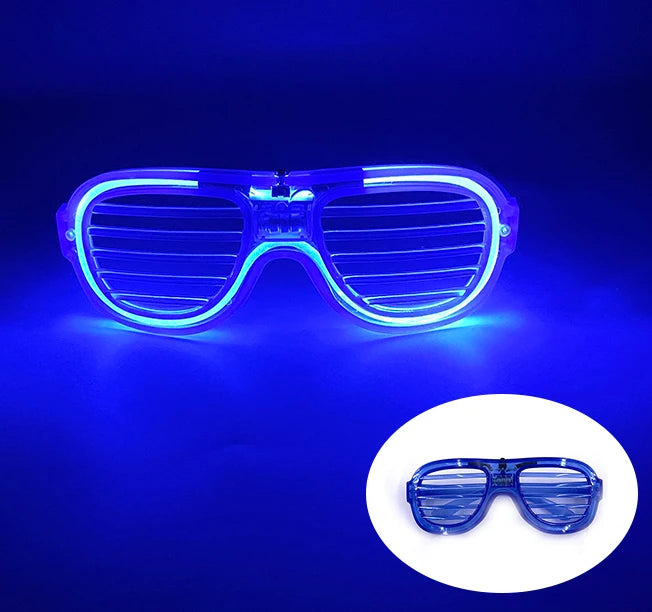 Glowing Just Married Glasses LED Heart Sunglasses Romantic Eyewear for Wedding Couple Lovers Bridal Party