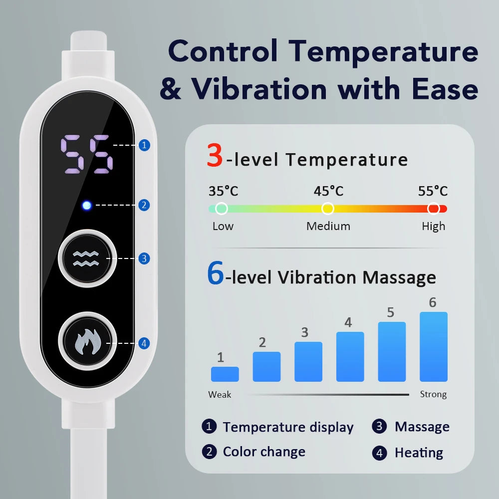 Electric Steam Eye Mask 3D Massage Constant Temperature Hot Compress Smart Timing Sleep Shading Relieve Eye Fatigue