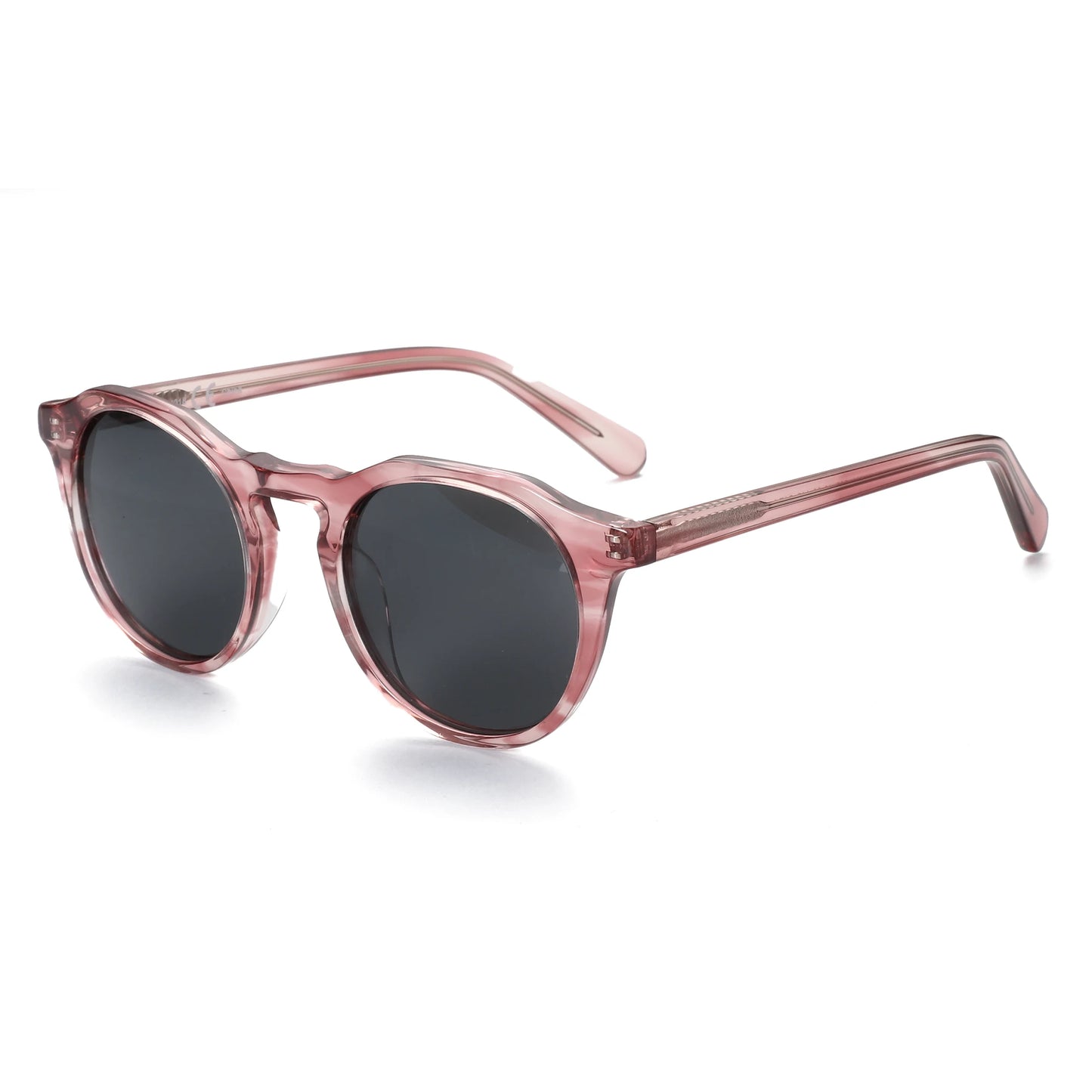 ZENOTTIC Fashion Acetate Polarized Sunglasses Round Vintage  Shade UV400 New Men/Women Retro Sun Glasses 600001S