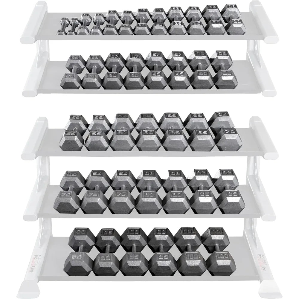 Body-Solid Hexagon Cast Iron Dumbbell For Strength Training