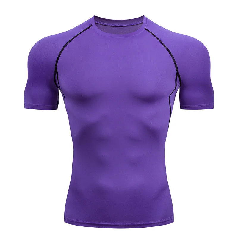 Womens Compression Running Shirt Quick Dry Elastane Fitness Top