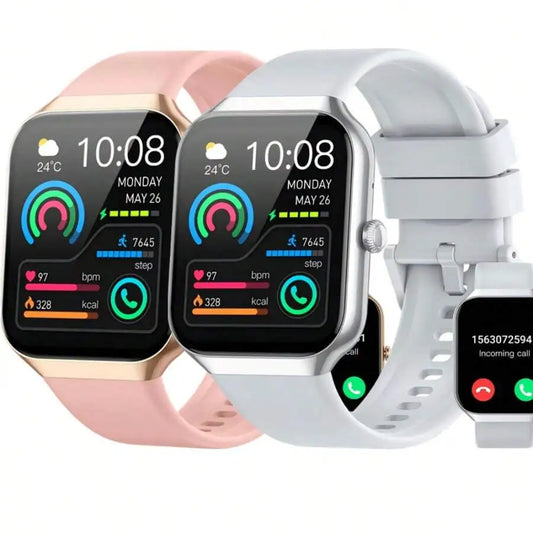 Smart Watch For Men Women Answer/Make Calls, 1.96" Fitness Watch, Fitness Tracker With Heart Rate Sleep Monitor, Step Counter,