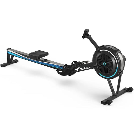 Professional Indoor Rowing Machine, Adjustable Air Resistance Rowing Machines for Home, Ergonomic Comfort Seat, Performance Mon