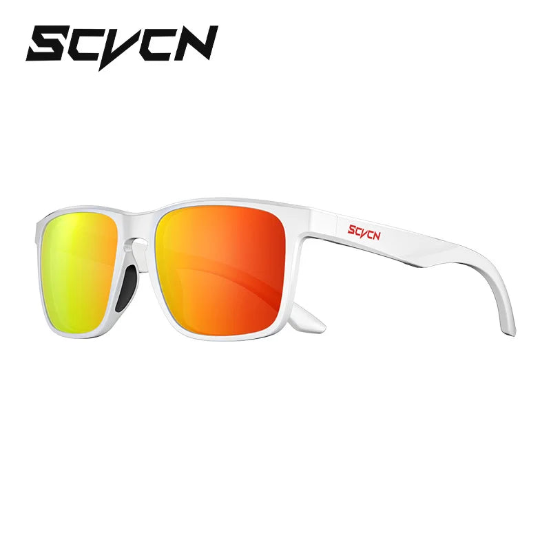 SCVCN Polarized Outdoor Sunglasses Anti-UV Anti-Glare Cycling Driving Fishing Sports Eyewear Unisex