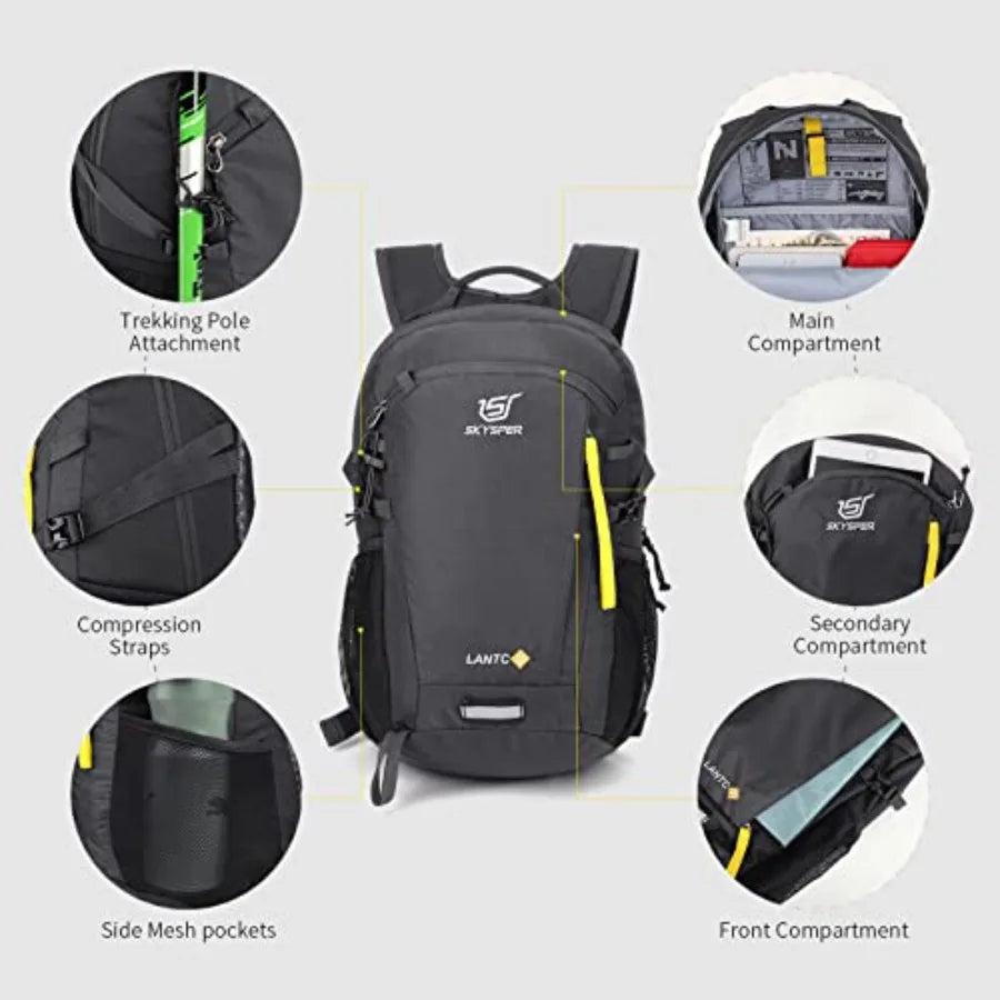 Small Hiking Backpack, 20L Lightweight Travel Backpacks Hiking Daypack for Women Men