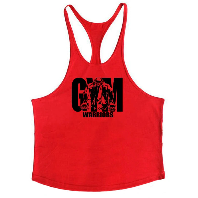Cotton Breathable Sleeveless Gym Tank Top for Mens Workout