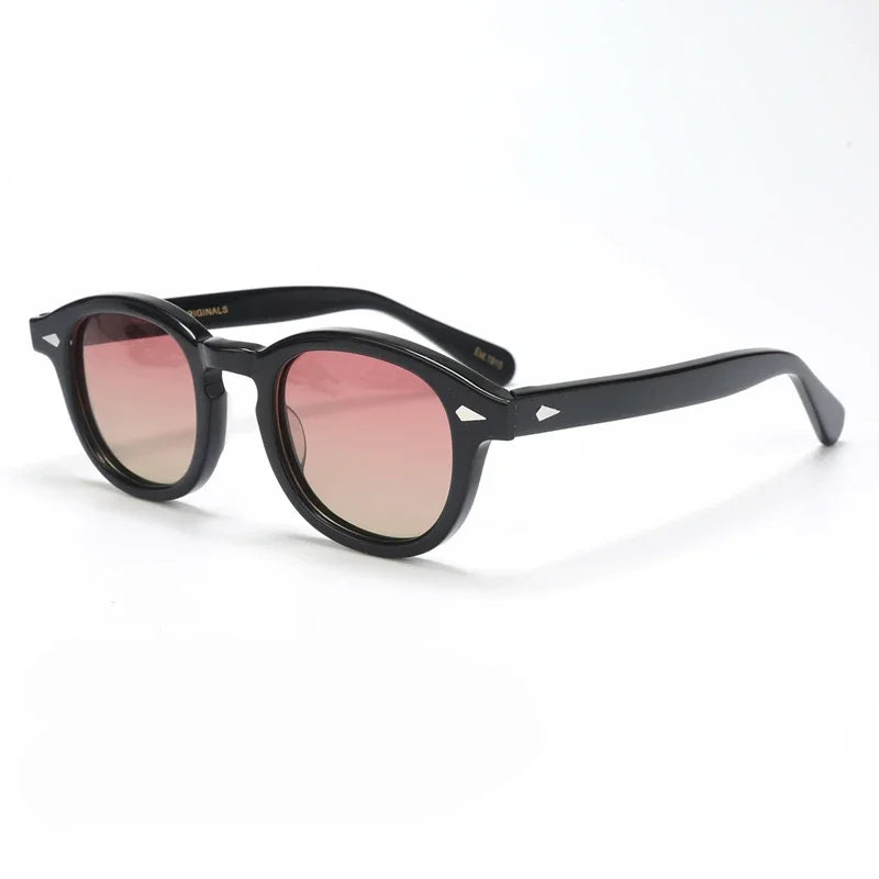 Johnny Depp Polarized Sunglasses Men Sun Glasses Woman Luxury Brand Vintage Acetate Frame Goggles