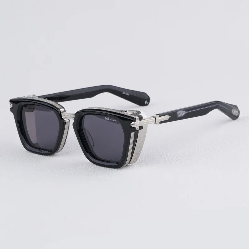 JMM Retro Thick Frame Square 10th Anniversary Limited Sunglasses Designer Tortoiseshell UV400 Vintage High Quality Sunglasses