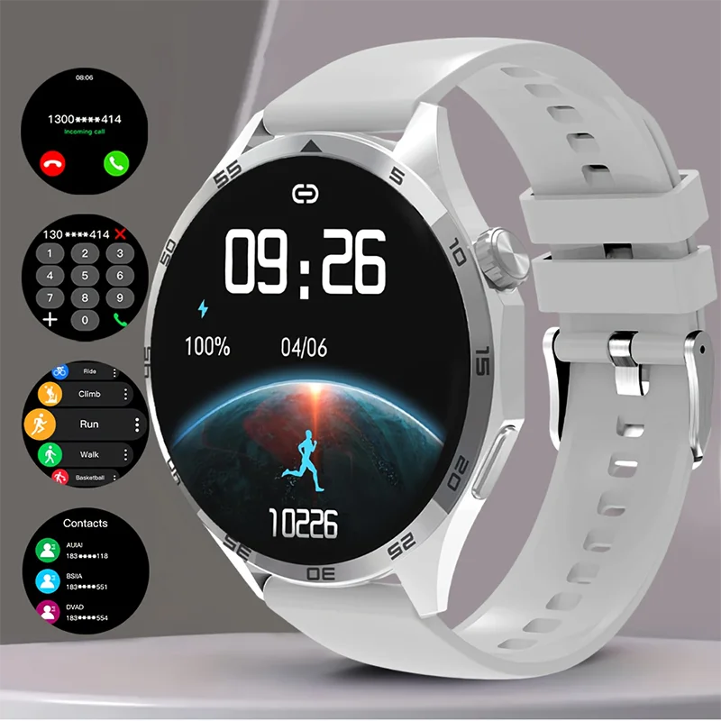 2026 New Smart Watch Men 1.52" HD IPS Screen Bluetooth Call Fitness Tracker Heart Rate Monitor Sports Smartwatch Gift