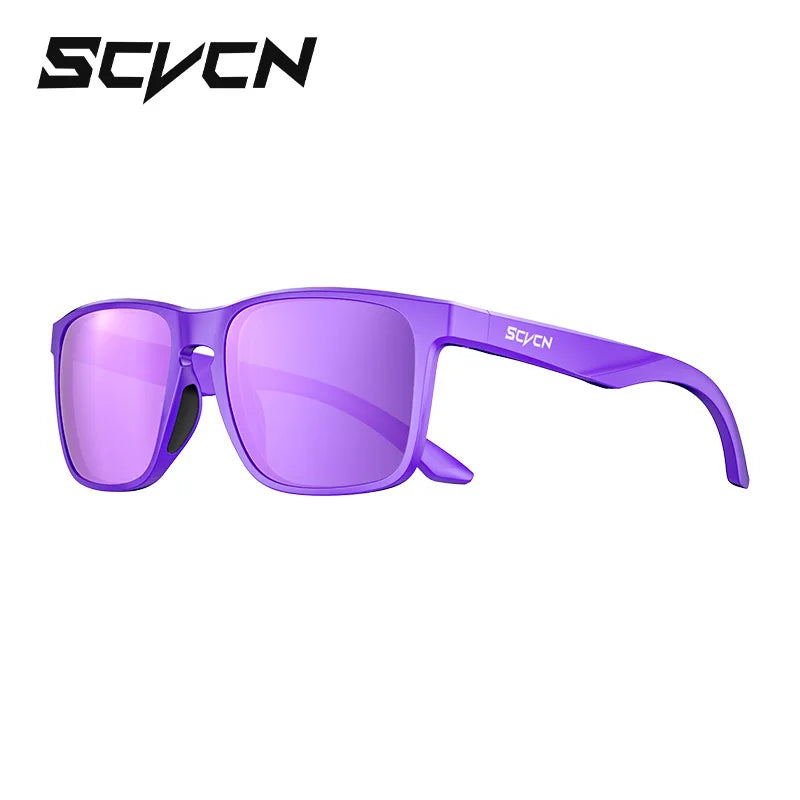 SCVCN Polarized Outdoor Sunglasses Anti-UV Anti-Glare Cycling Driving Fishing Sports Eyewear Unisex