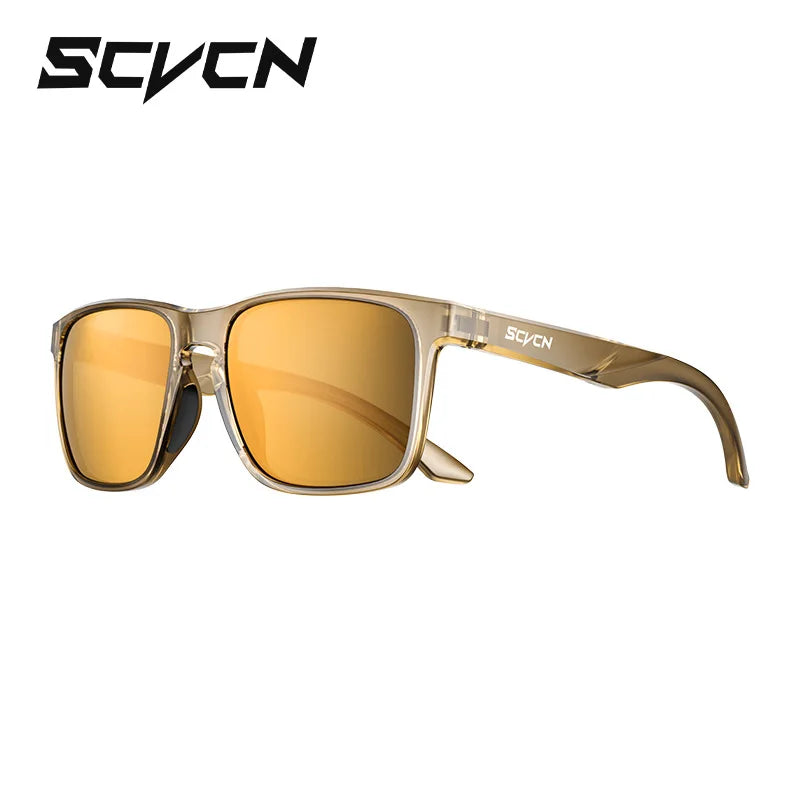 SCVCN Polarized Outdoor Sunglasses Anti-UV Anti-Glare Cycling Driving Fishing Sports Eyewear Unisex