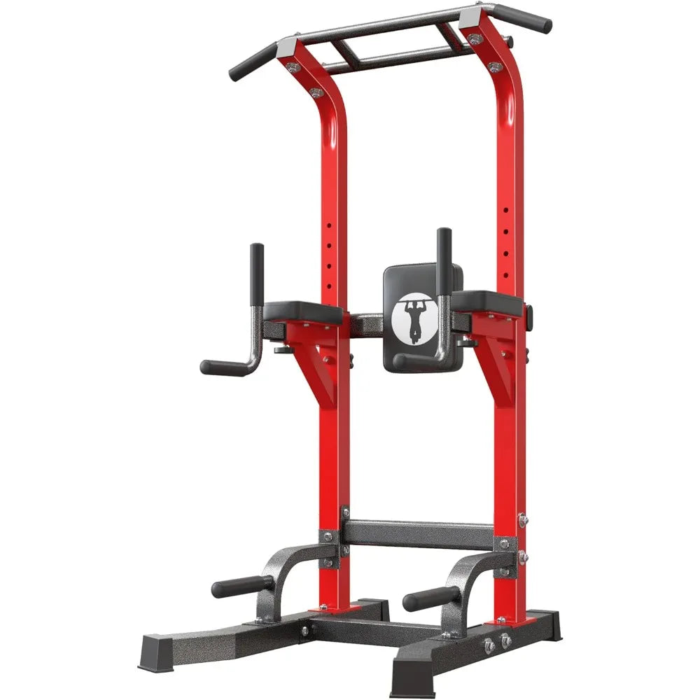 SogesHome Adjustable Pull Up Bar & Dip Station, Heavy Duty 330LB Capacity Multifunctional Home Gym Fitness