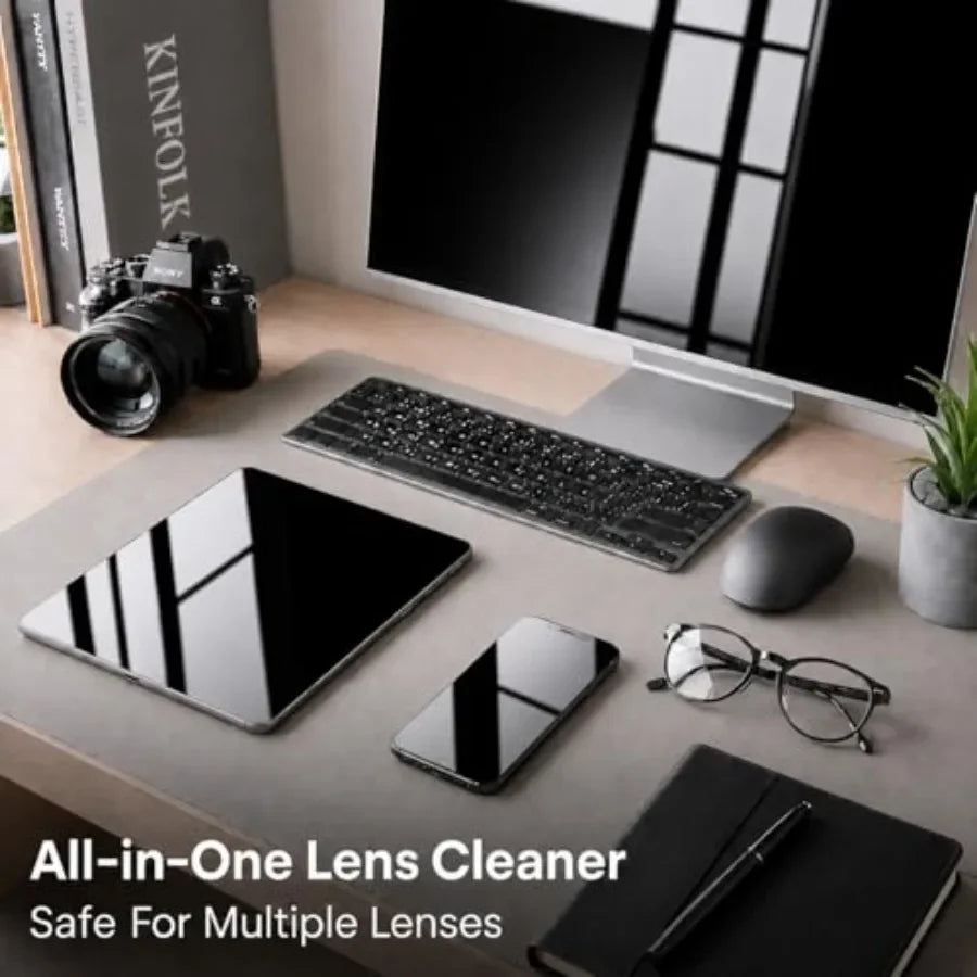 Glasses Cleaner Spray - Eyeglass Cleaner No Streaks x2 Eye Glass Cleaners Spray + x2 Lens Cleaner Microfiber Cleaning Cloth, Gl