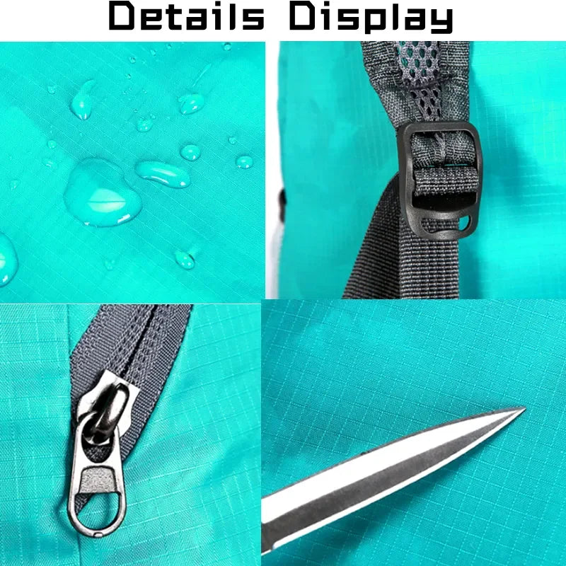 Ultralight Folding Bag Men Women Waterproof High-volume Portable Backpack  Travel Bags Outdoor Sports Daypack