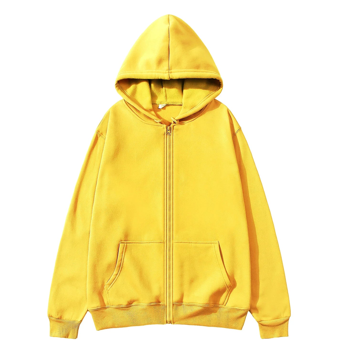 Zipper Hoodies Autumn Winter Men's New Long Sleeve Hooded Sweatshirt Fashion Casual Male Outfit Sportwear Loose Fit Clothes