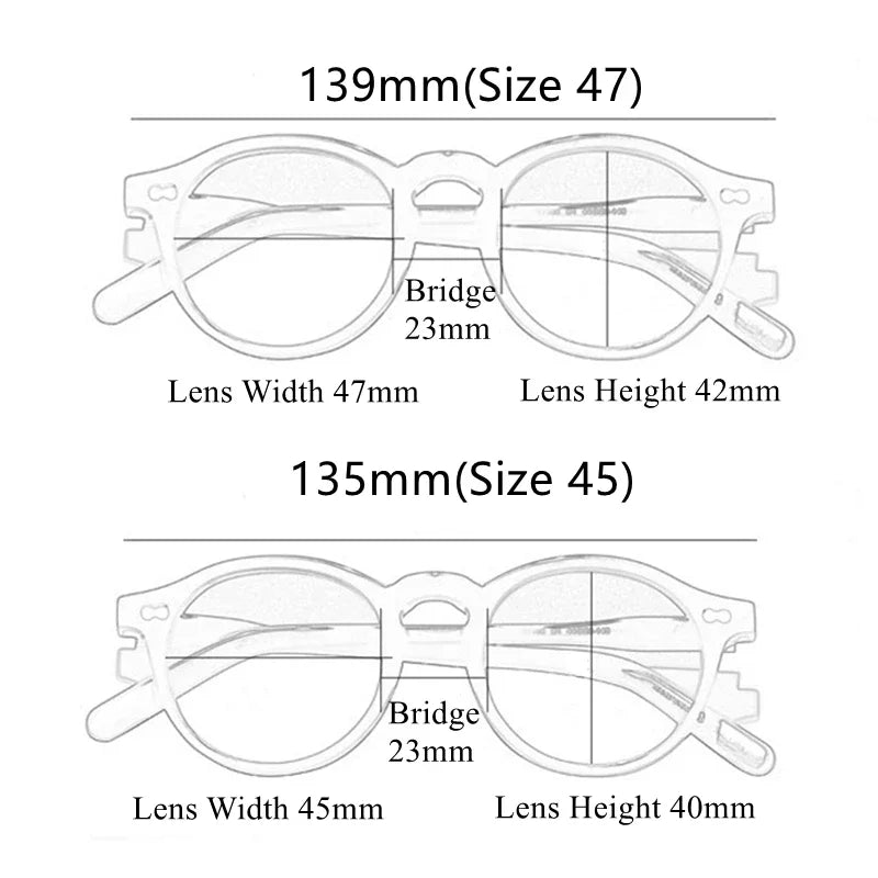 Oliver Gregory Peck Sunglasses Women Acetate Retro Round Polarized Vintage Driving Glasses Shades for Women Designer Sunglasses