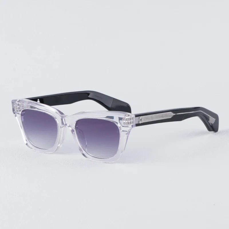 JMM DEALAN-EPOXY Limited Edition Square Women Sunglasses Vintage Craft  Eyeglasses Acetate High Quality Uv400 Glasses With Rivet