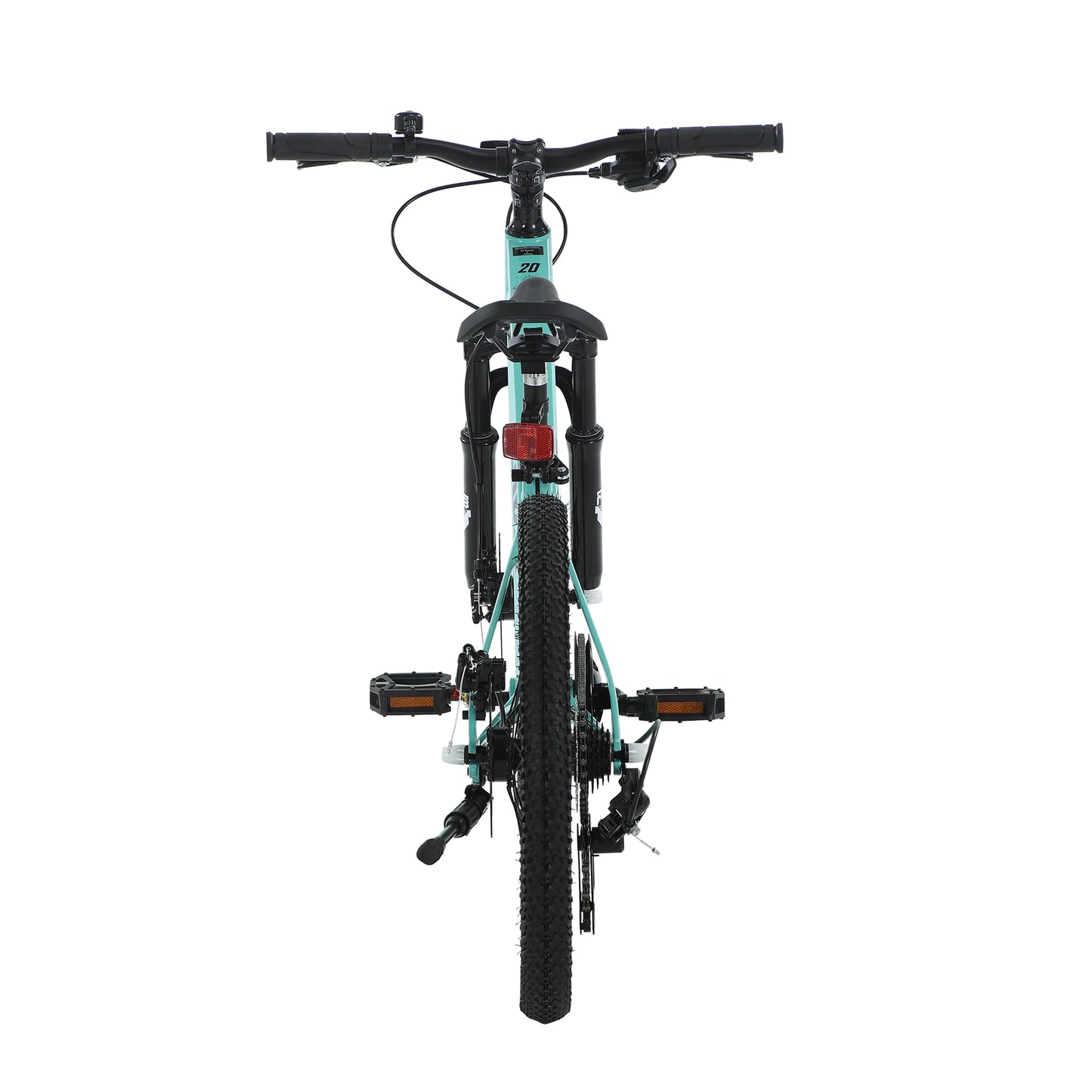 AIVA KNIGHT20 20 Inch Hardtail Mountain Bike, 7-Speed MTB, Bicycle for Teens & Adults, Lightweight Magnesium Frame, Suspension Fork, Front & Rear Disc Brakes