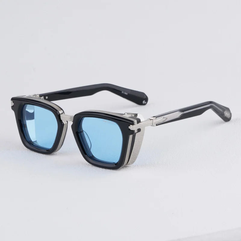 JMM Retro Thick Frame Square 10th Anniversary Limited Sunglasses Designer Tortoiseshell UV400 Vintage High Quality Sunglasses