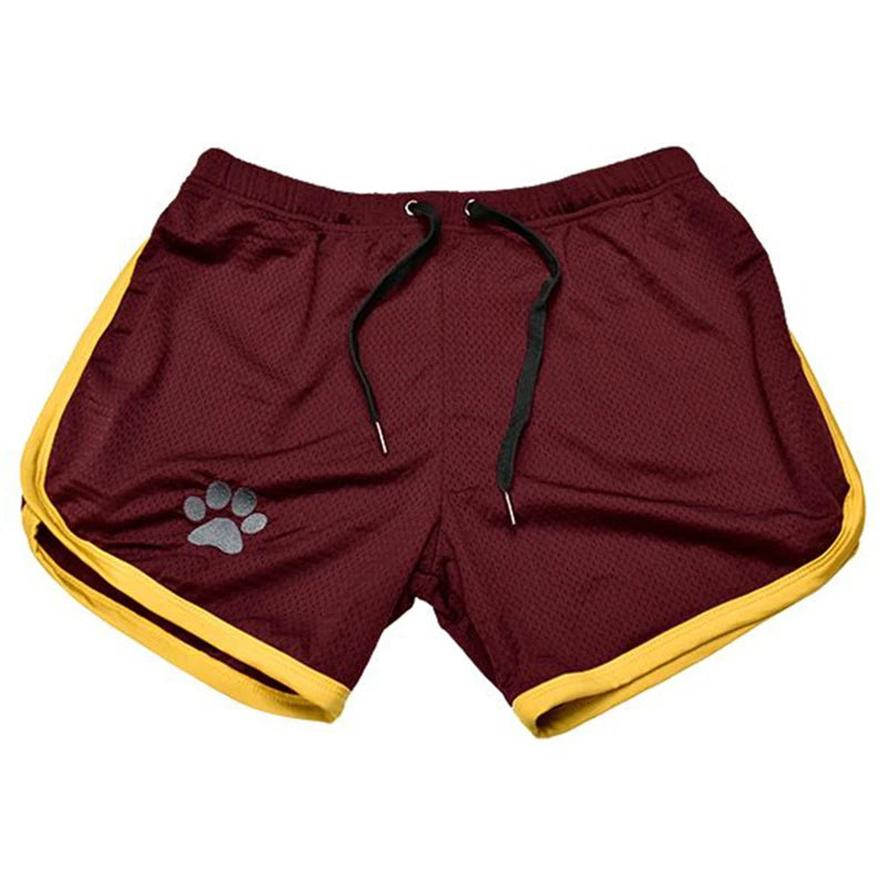 Unisex Breathable Mesh Gym Shorts Polyester For Running And Workout