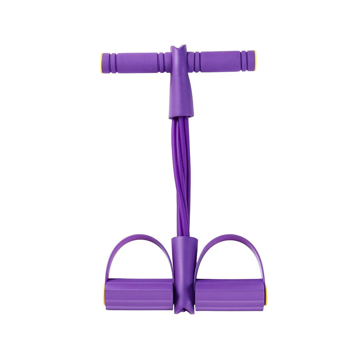 6-Tube Elastic Yoga Pedal Pull Rod Resistance Band - Multi-functional Pedal Pull Rope Resistance Band, Pedal Ankle Puller, TPE Fitness Equipment for Sit-ups, Yoga Stretching and Slimming Training Fitness Equipment, Suitable f