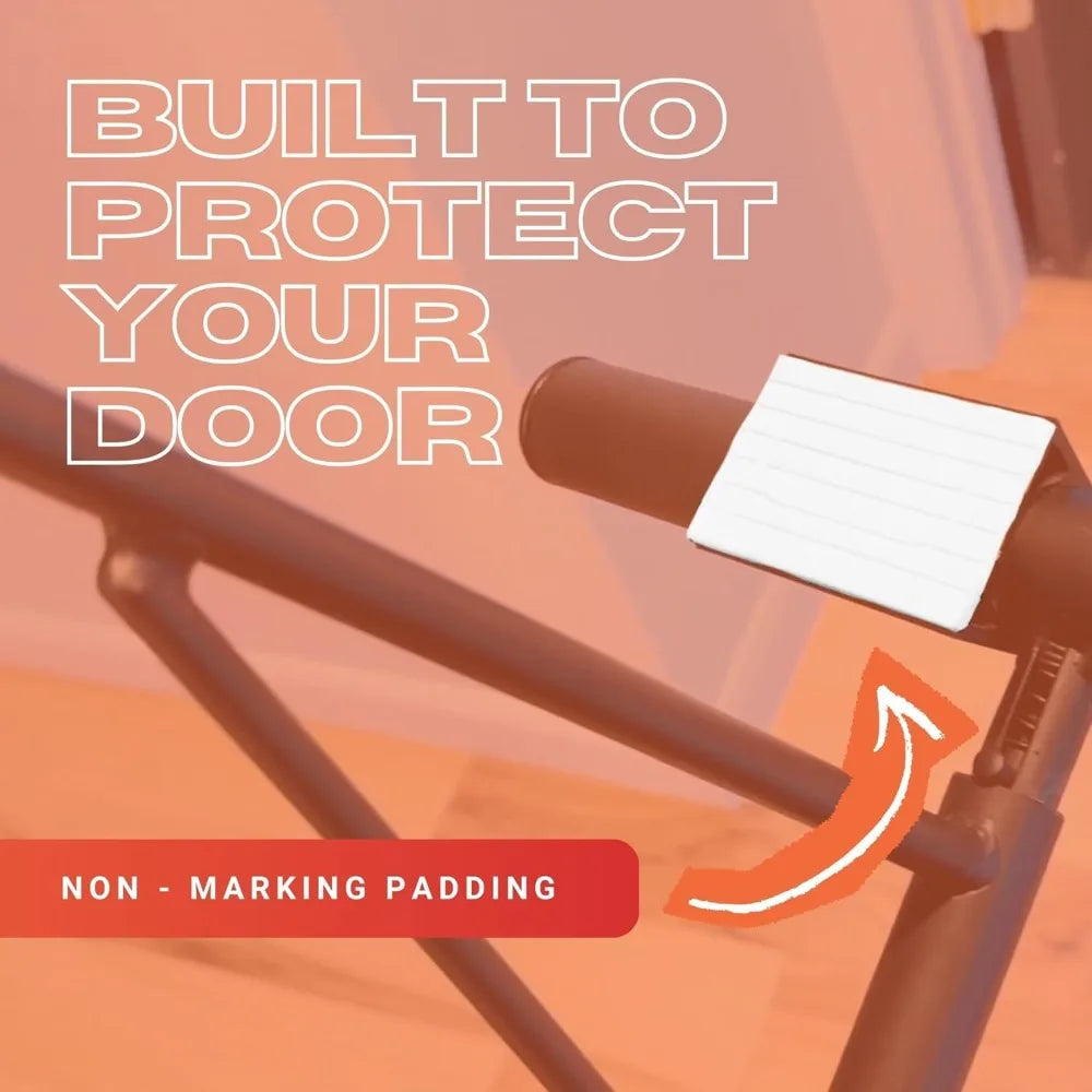 Folding Door Pullup Bar and Dip Bar Station - NO WOBBLE, Home Gym, Easy Storage, Power Tower Dip Station and Pull-up