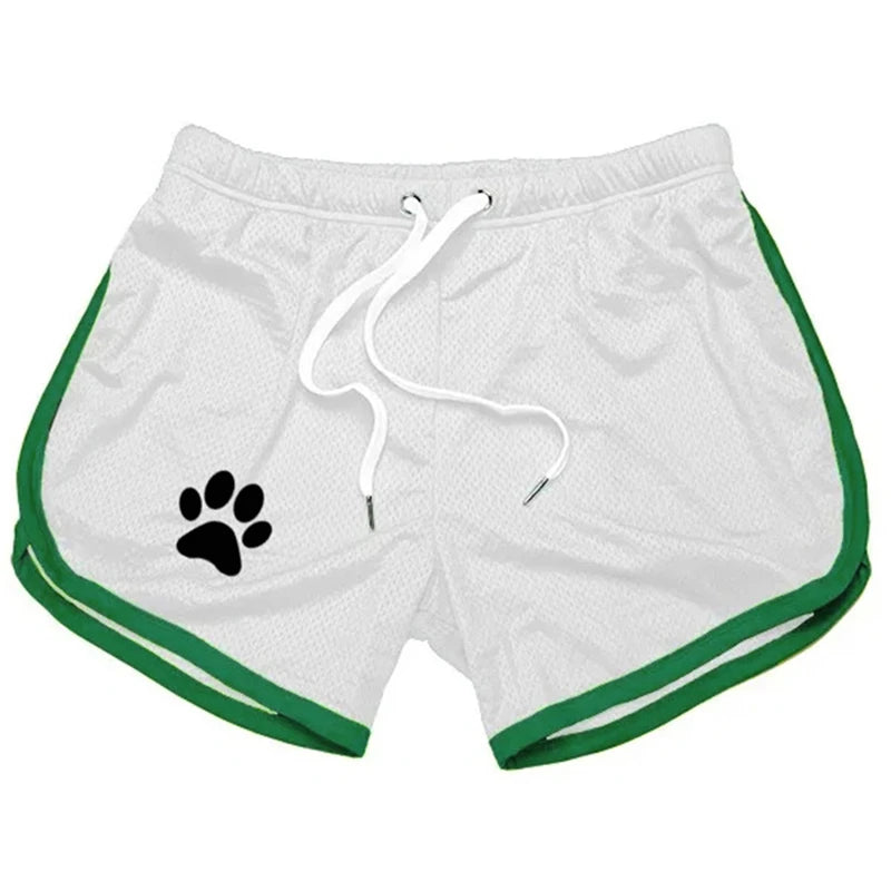 Unisex Breathable Mesh Gym Shorts Polyester For Running And Workout