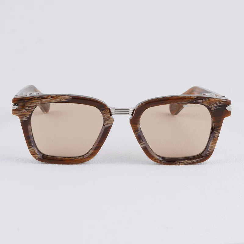 JMM Retro Thick Frame Square 10th Anniversary Limited Sunglasses Designer Tortoiseshell UV400 Vintage High Quality Sunglasses