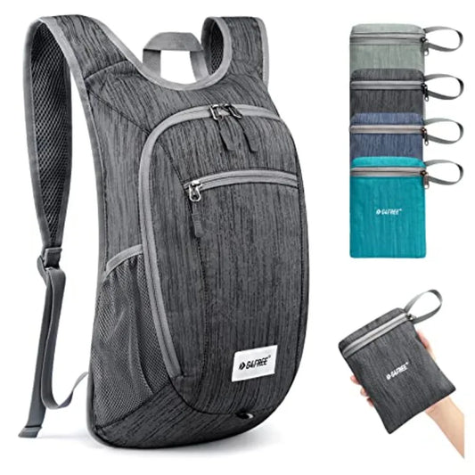 10L/15L Hiking Backpack Lightweight Packable Hiking Daypack Small Travel Outdoor Foldable Shoulder Bag