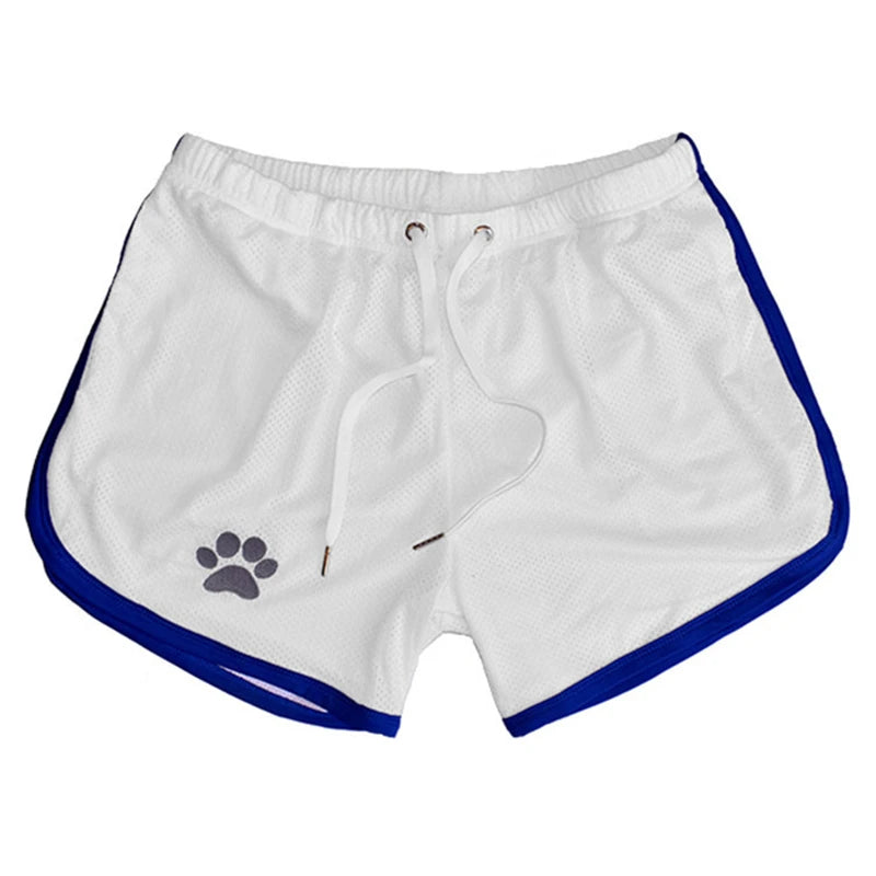 Unisex Breathable Mesh Gym Shorts Polyester For Running And Workout