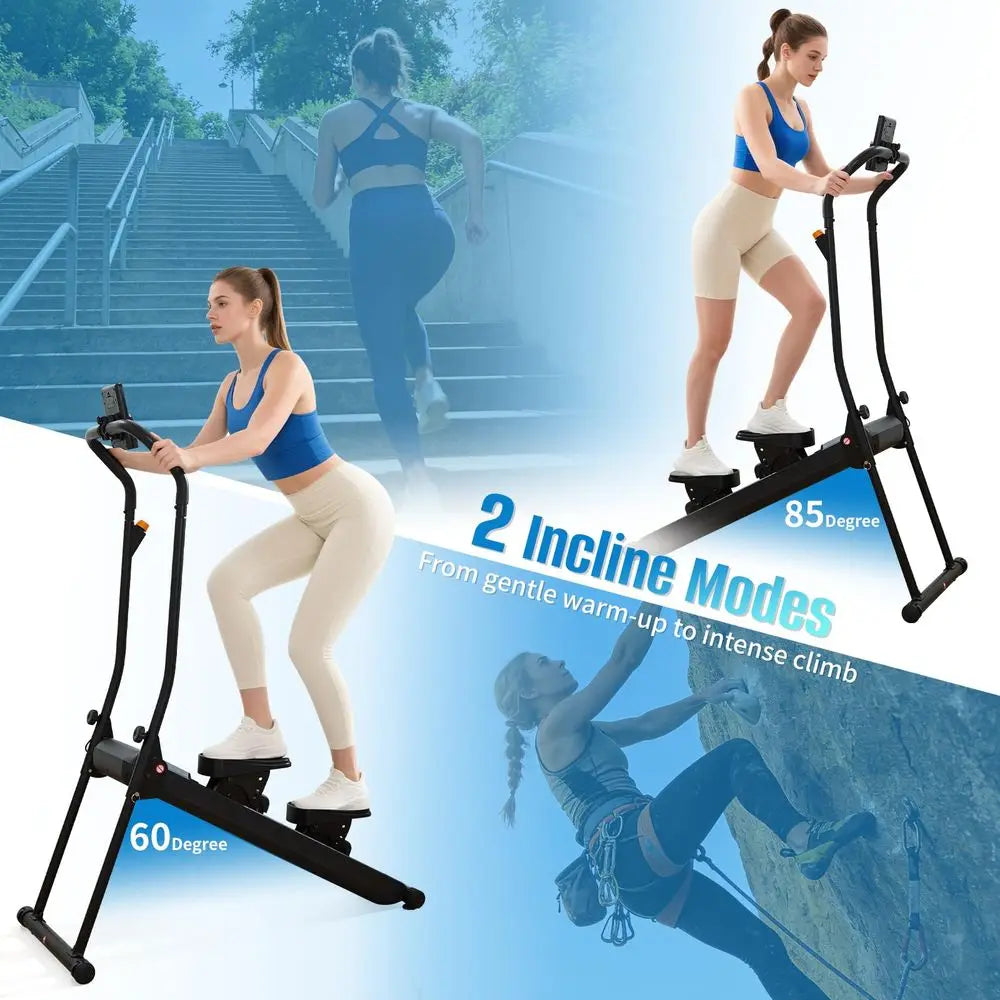 Stair Stepper for Home, 6Level Magnetic Resistance Stepper Machine with Incline Modes amp LCD Monitor, 330LBS Capacity Quiet St