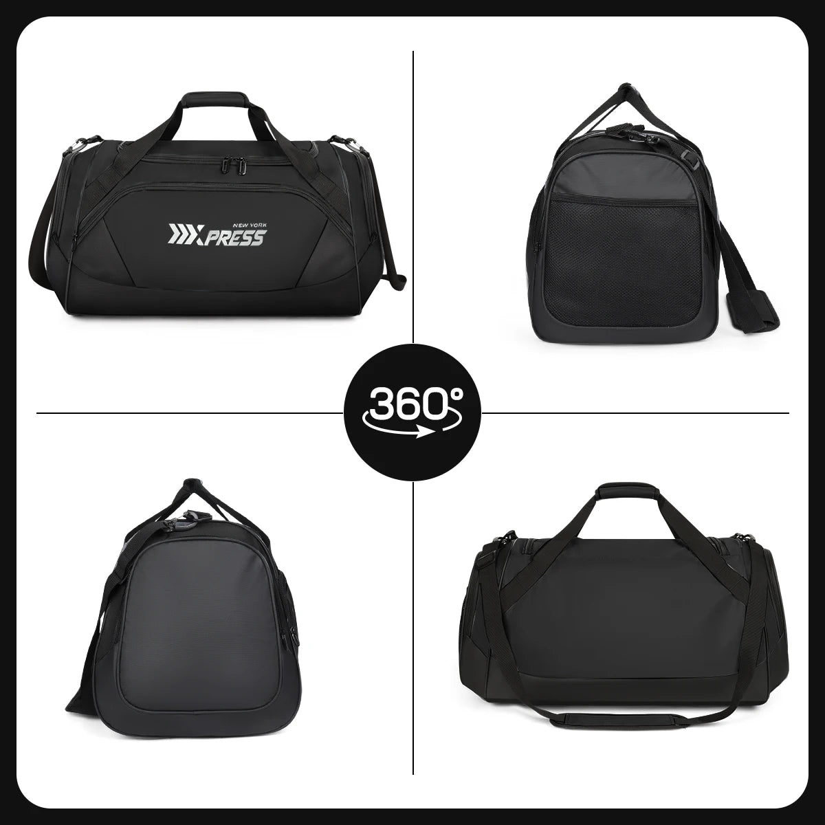Travel Duffle Bag with Shoe Compartment 75L Large Capacity Overnight Bag for Gym Sport Travel Tote Bag for Men Women