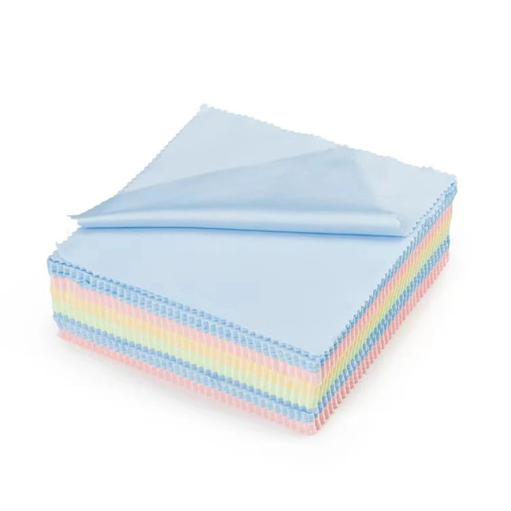 10/20/30PCS 5.12*5.12inch Eyeglasses Cleaning Cloth Needle Three Gray Brushed Eyeglasses Cloths Lens Wipes Fiber Goggle Cloths glasses accessories eyeglass cleaner phone cleaner cleaning cloth